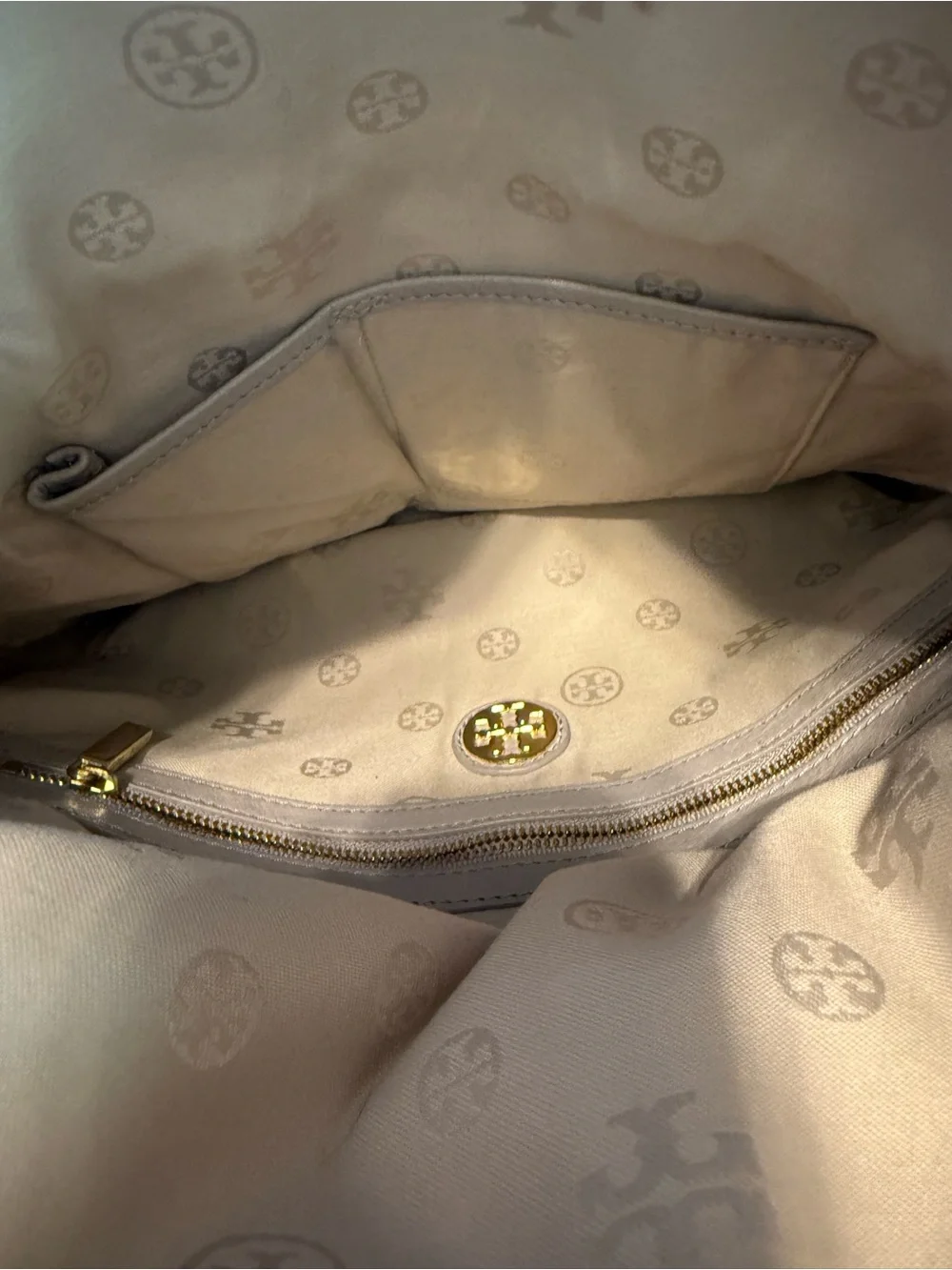 Tory Burch pebbled leather